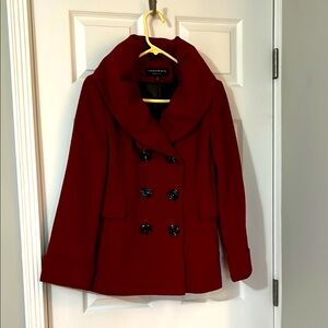 [Brand] Women's Red Peacoat